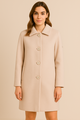 Płaszcz Getex Halina Poznań śmietanka