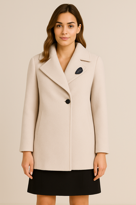 Kurtka Caro 0117 śmietanka