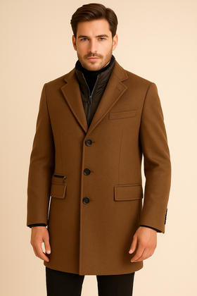 Płaszcz Lavard Poznań 29914 camel