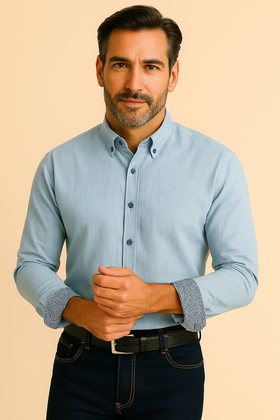 Koszula Eden Valley Modern Fit Poznań 216085-31 błękit