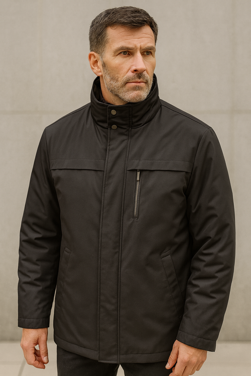 Płaszcz Lavard Poznań 29988 czarny