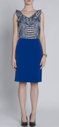 Spódnica Metafora Poznań 3126-13 szafir