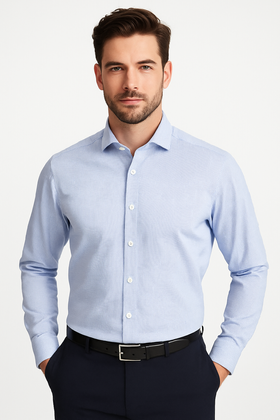 Koszula Pure H.Tico Functional Poznań 4048-21750-100 błękit kdruk