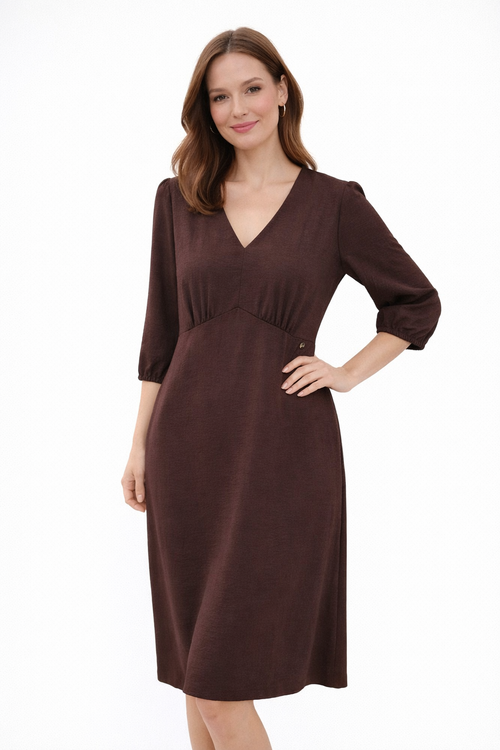 Sukienka Emoi Poznań 40-682/239 brąz