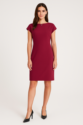 Sukienka V Top Studio Poznań bordo