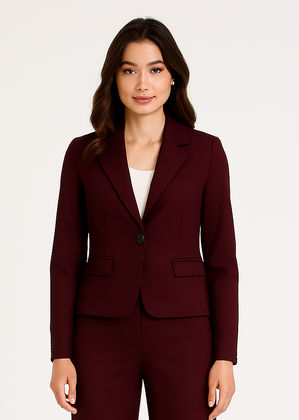 Żakiet Emoi Poznań 100-166/711 bordo