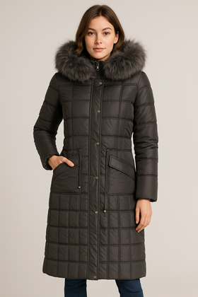 Kurtka Leder-Pellicce Poznań GABRIELA antracyt