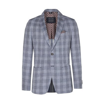 Marynarka Poznań Pierre Cardin jasno niebieska krata 42403/98319/3250