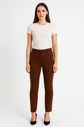 Spodnie Vito Vergelis Poznań 4502 jasny brąz