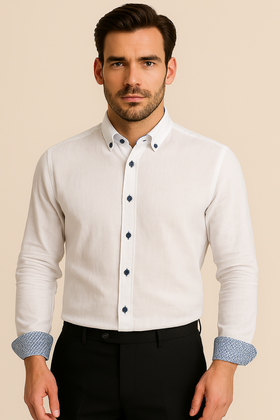 Koszula Eden Valley Modern Fit Poznań 216085-10 biała