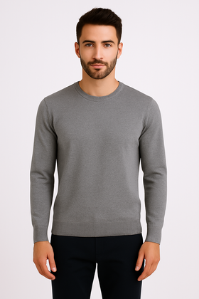 Sweter M&M Poznań M-11 SZARY 09C