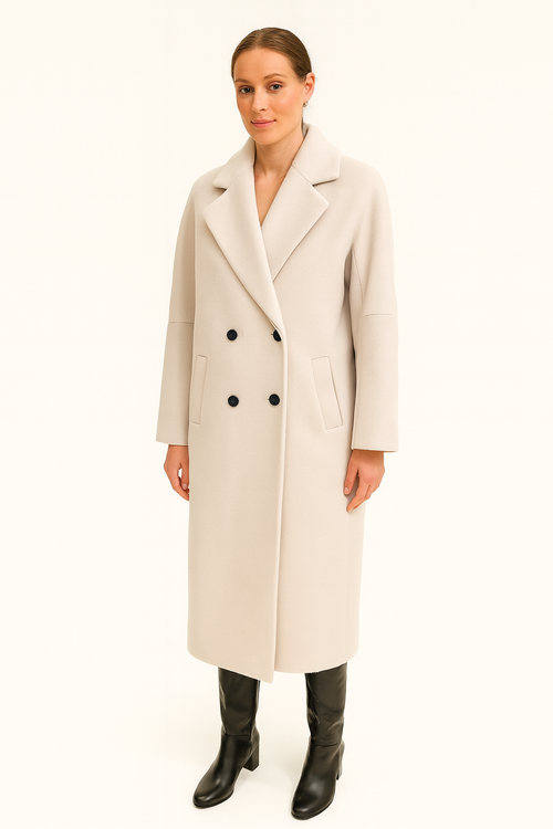 Płaszcz Moris Poznań MAX MARA ecru