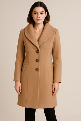 Płaszcz Caro Poznań 0116 camel