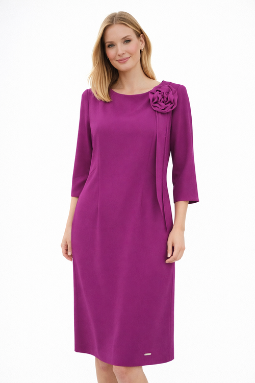Sukienka Emoi Poznań 40-664/607 fuksja