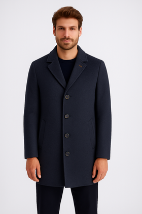 Płaszcz Vernet Luxury Poznań 6548 granat