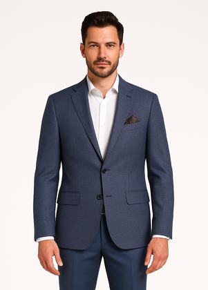 Marynarka Vernet Slim Poznań 7351/25 ciemny niebieski