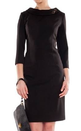 Sukienka Poznań Metafora 23581-02 czarna