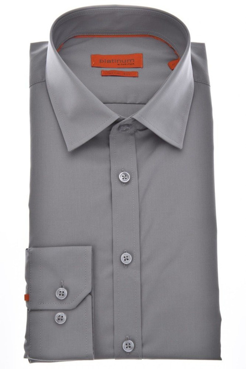 Koszula Jupiter szara slim fit 2579/31200/710
