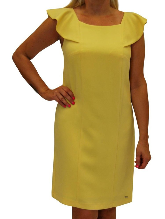 Sukienka Emoi 40-331/910 żółta