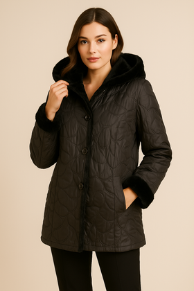 Kurtka Getex Poznań LARA II czarna