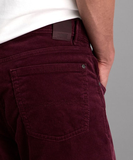 Sztruksy Pioneer Rando Regular Fit Poznań 16801.3228 4201 bordo