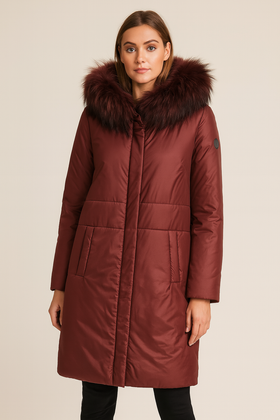 Płaszcz Getex Poznań SONATA wino