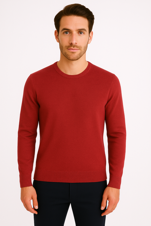 Sweter M&M Poznań M-11 BORDO 118