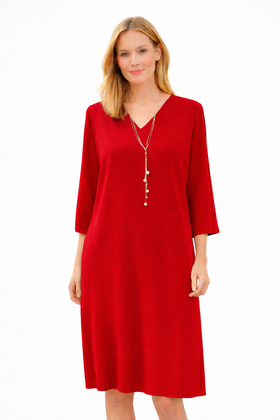 Sukienka Getex Poznań GRAŻYNA bordo