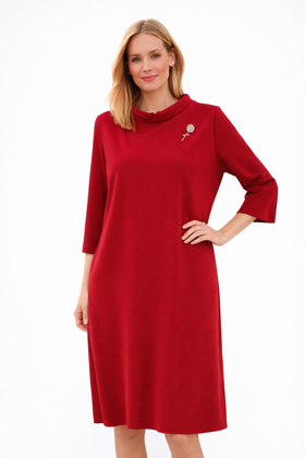 Sukienka Getex Poznań BOŻENA bordo