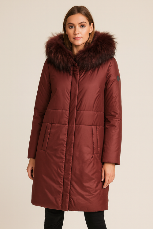 Płaszcz Getex Poznań SONATA wino