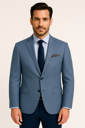 Marynarka Vernet Poznań 7353/24 niebieska