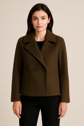 Płaszcz Paolo Moretti Poznań Regina brąz