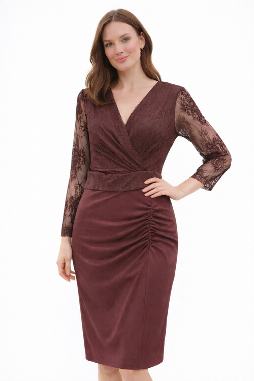 Sukienka Merce Poznań LAURA brąz