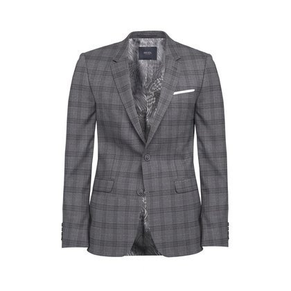 Marynarka Poznań Digel w szarą kratę NTE 0099717-043