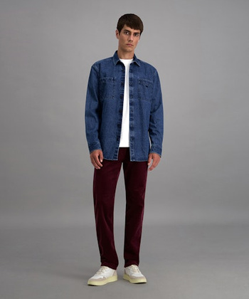 Sztruksy Pioneer Rando Regular Fit Poznań 16801.3228 4201 bordo