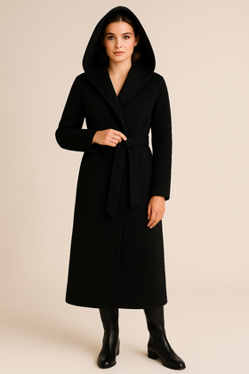 Płaszcz Paolo Moretti Poznań NINA czarny