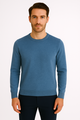 Sweter M&M Poznań M-11 NIEBIESKI 514