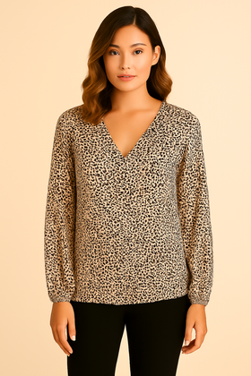 Bluzka Getex Rysia Poznań panterka