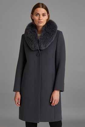 Płaszcz Caro Fashion Poznań 089 grafit