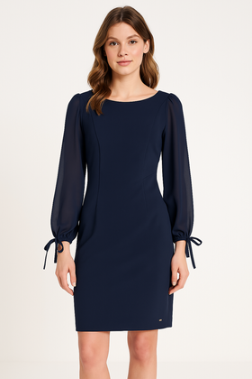 Sukienka Emoi Poznań 40-210/529 granat