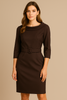 Sukienka Metafora Poznań 21631-15 brąz