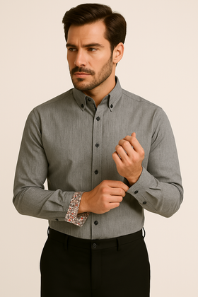 Koszula Eden Valley Modern Fit Poznań 216085-12 popiel