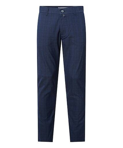 Spodnie Pierre Cardin Poznań Antibes FutureFlex Slim Fit 30100 1040 6227 granat krata