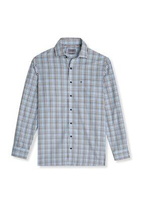 Koszula Pierre Cardin Poznań 11001 0169 1112 krata beż