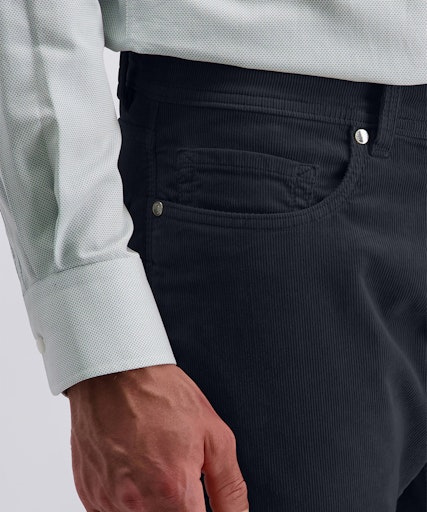 Sztruksy Pierre Cardin Lyon Tapered Fit Poznań 34540.3009 6325 czarne