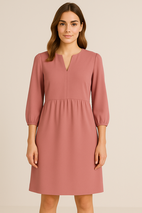 Sukienka Emoi Poznań 40-572/916 pudrowy róż