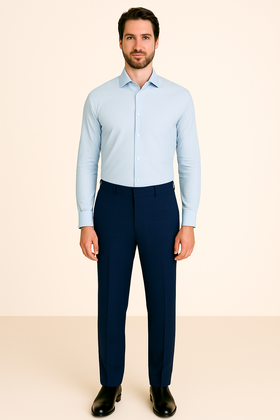 Spodnie Digel Per 99672-023 popiel krata