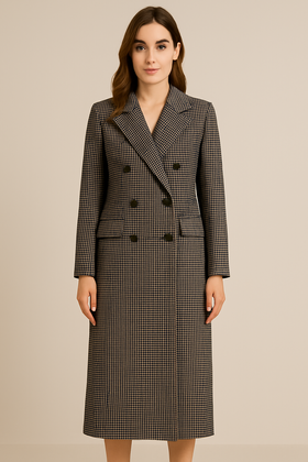 Płaszcz Lavard Poznań 87025 pepitka