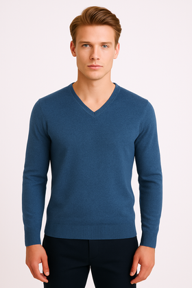 Sweter M&M Poznań M-10 NIEBIESKI 188