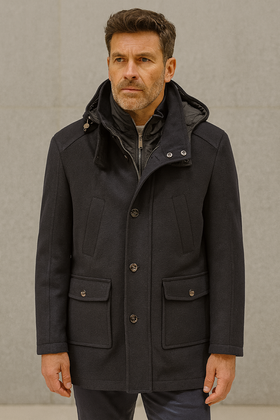 Kurtka Pierre Cardin Modern Fit Poznań 10094.0037 6000 granat